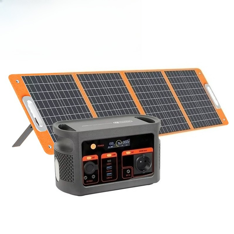 Outdoor Power Station - 300W reiner Sinuswellen-Solargenerator mit LiFePO4-Akku für