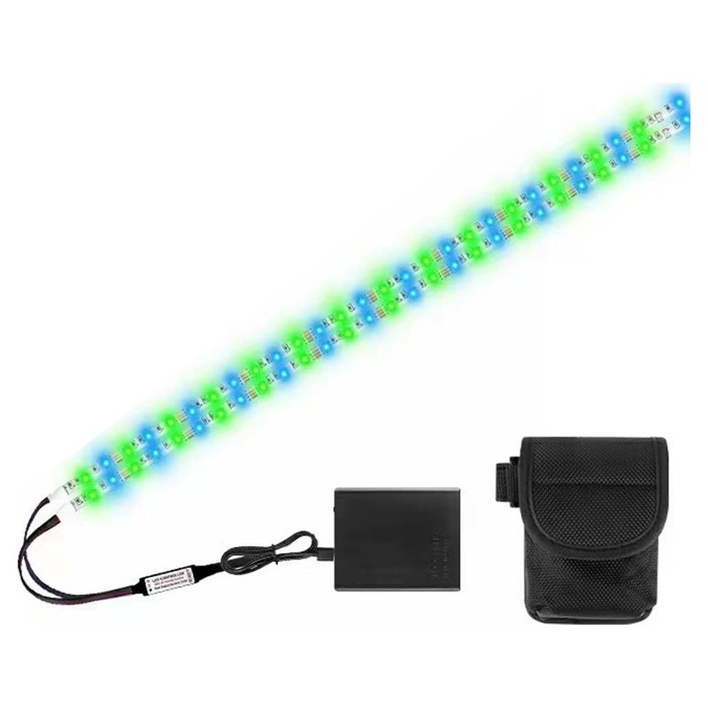 Outdoor Usb Power Strip - RGB-Lichtstreifen, LED-Warnstreifen für Nachtfahrten, Fahrrad, Elektroroller,