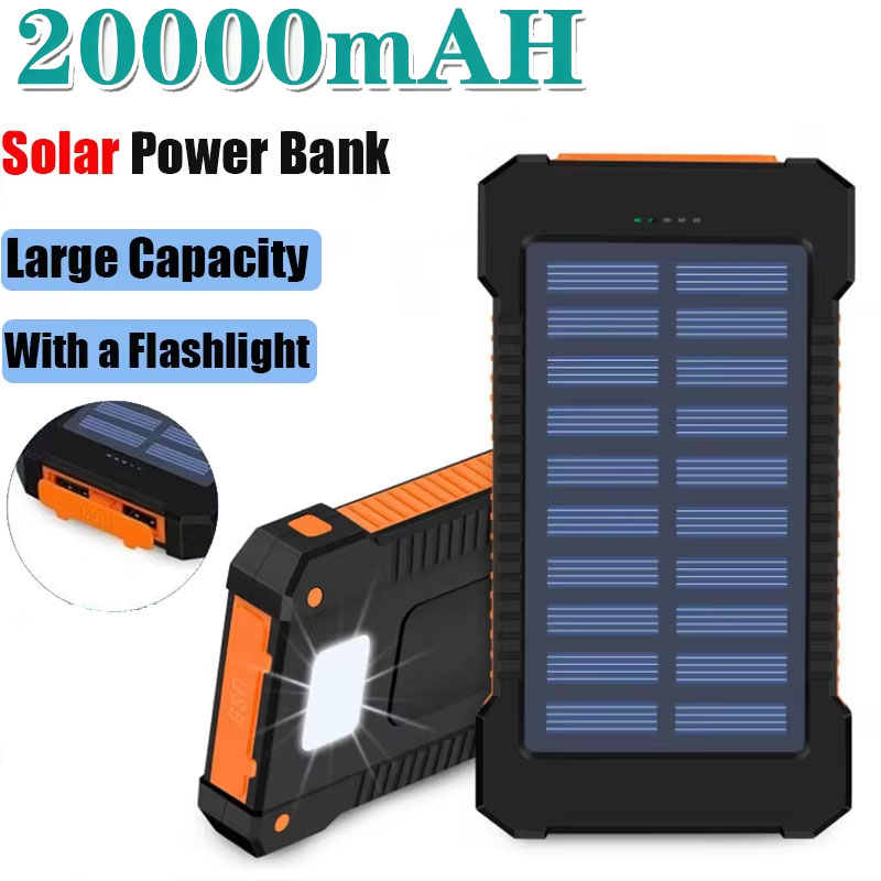 Outdoor Power Board - 20000mAh Solar-Powerbank mit Großer Kapazität, Superschnelles