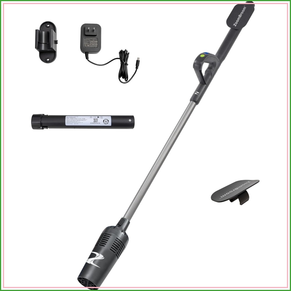 Outdoor Power Broom - Leichter Luftbesen mit ergonomischem Griff –
