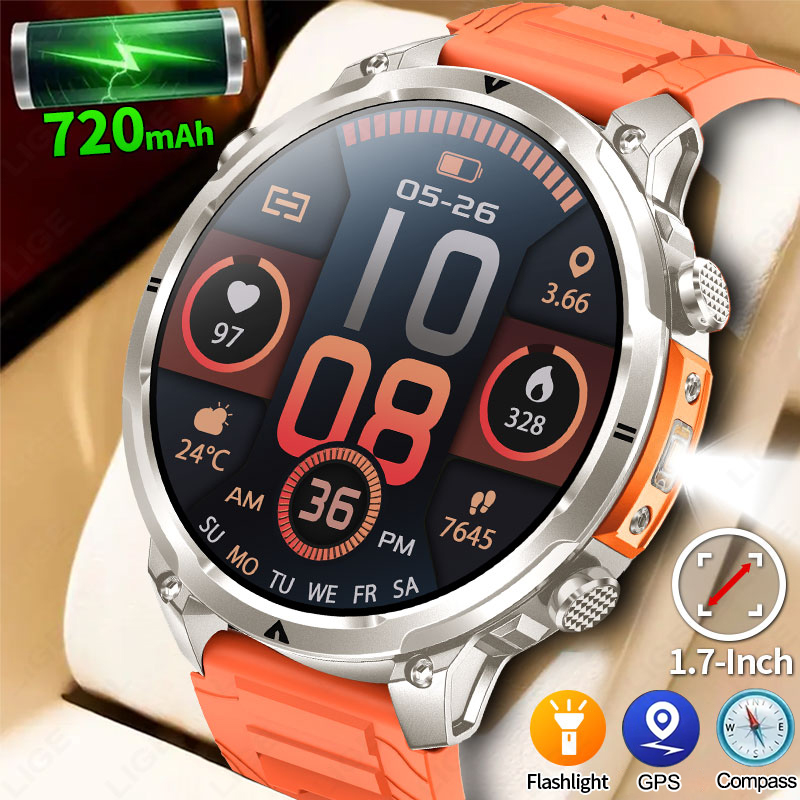 Outdoor Power Meter Box - LIGE Neue Outdoor GPS Smart Uhr