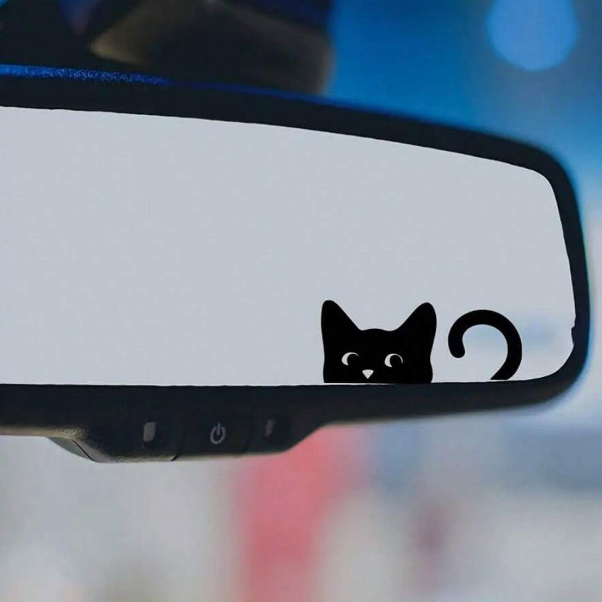 Outdoor Power Board - Katzenaufkleber, Mini-Katzen, Peep-Katzen, Spiegelaufkleber, Autoaufkleber, Vinylaufkleber