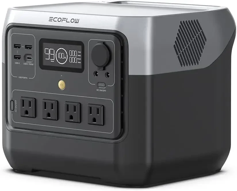 Outdoor Power Hub - EF ECOFLOW Tragbare Powerstation RIVER 2