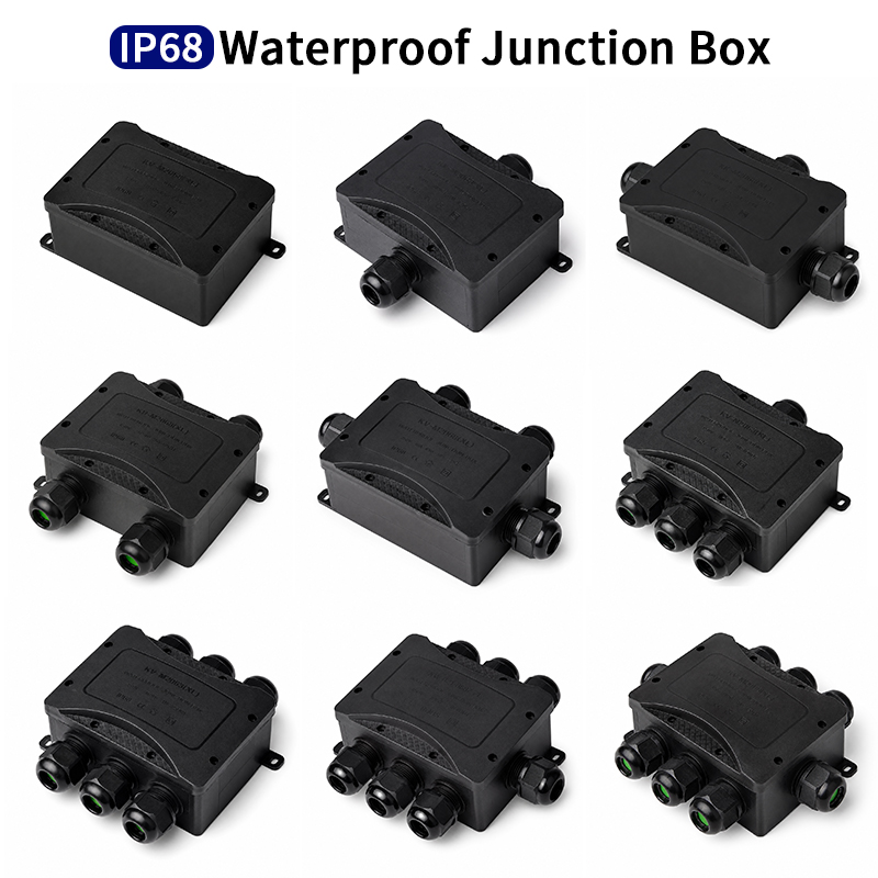 Outdoor Power Junction - IP68 Wasserdichte Anschlussdose 2-8 Wege M25