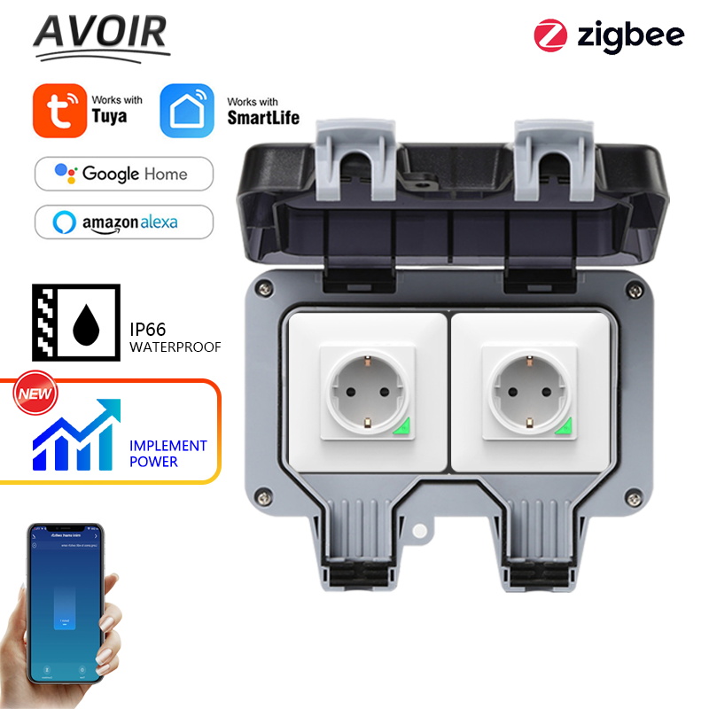 Outdoor Usb Power Strip - Avoir Tuya Zigbee Steckdosen IP66 Wasserdichte