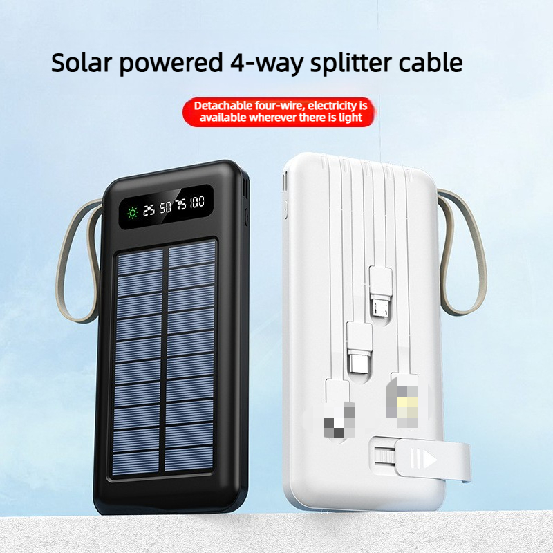 Outdoor Power Lead - 10000/20000mAh Outdoor Solar Großkapazitäts-Powerbank für iPhone