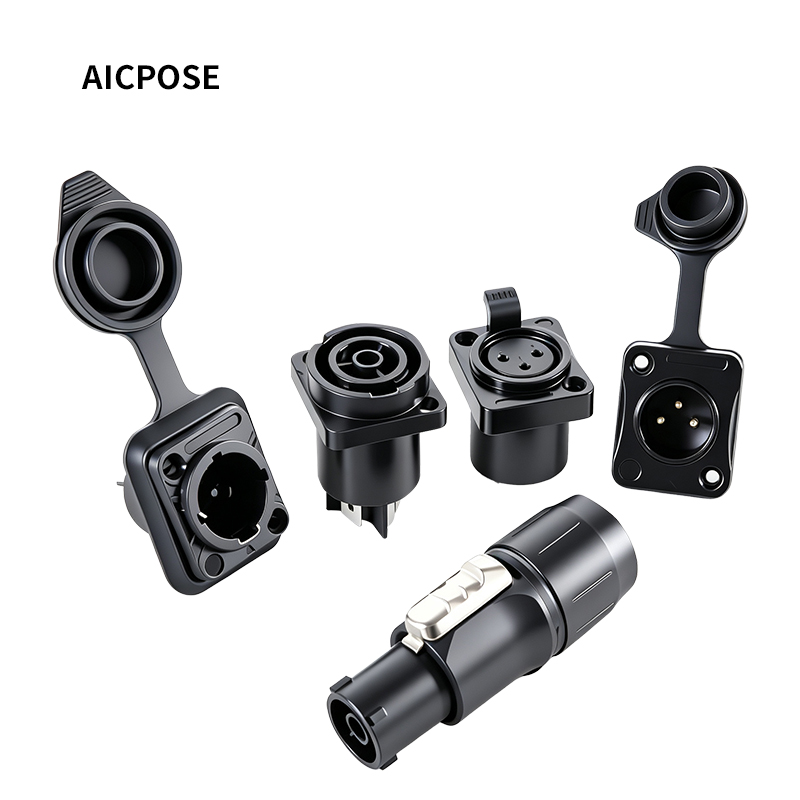 Outdoor Power Hub - 10 Stück Wasserdichter Powercon True 1