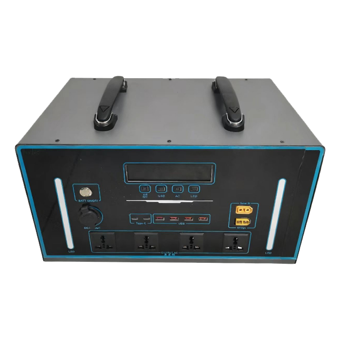 Outdoor Power Station - AC 2000W 2500W LiFePO4 Batterie MPPT