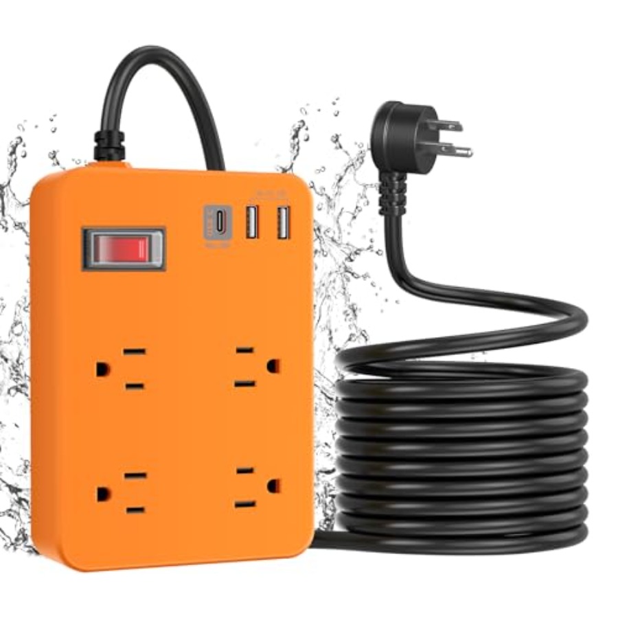 Outdoor Usb Power Strip - Outdoor-Steckdosenleiste für Camping, Garten, Küche, Badezimmer: