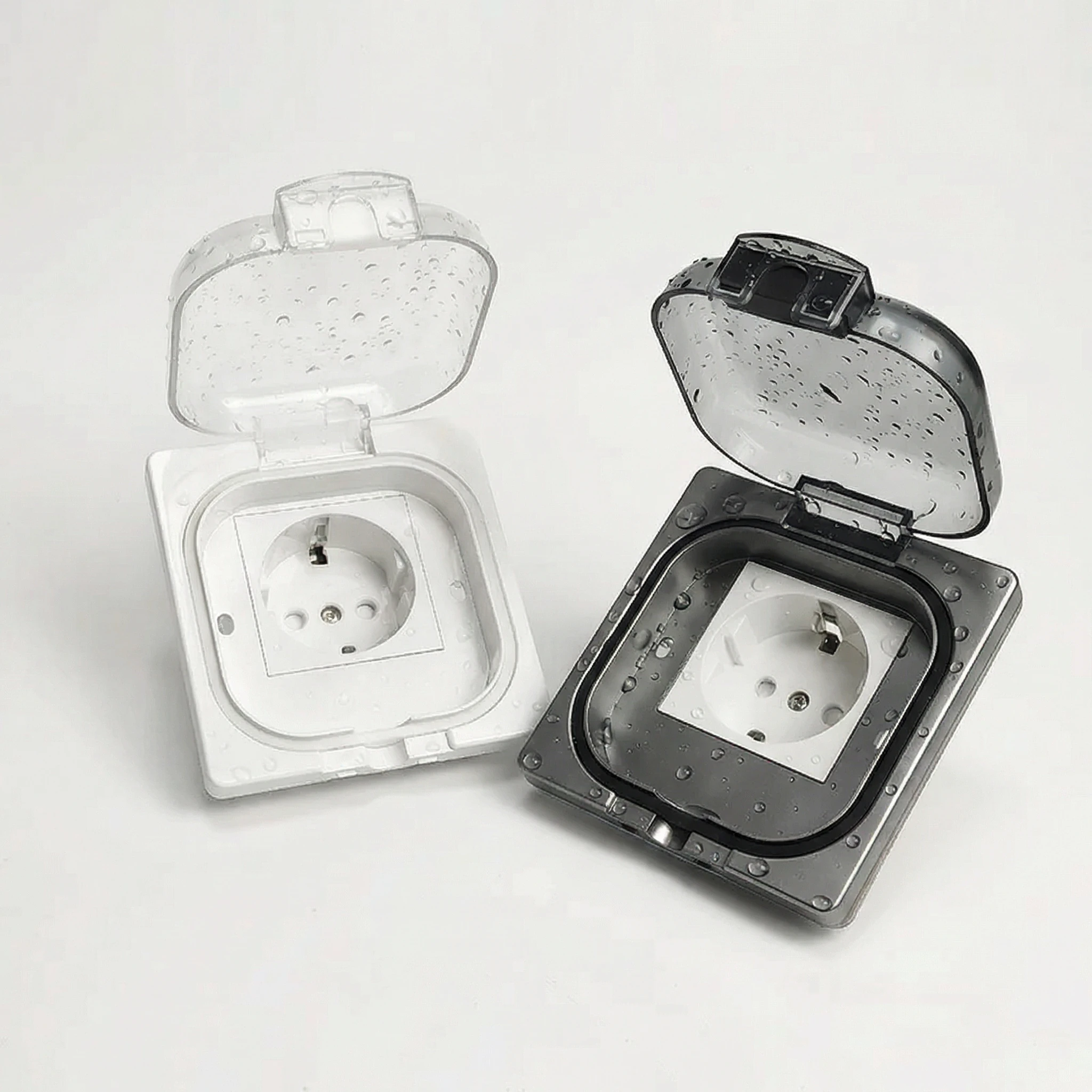 Outdoor Power Receptacle - IP65 Wasserdichte Außensteckdose - 16A Hochleistungs-Wandplatte,