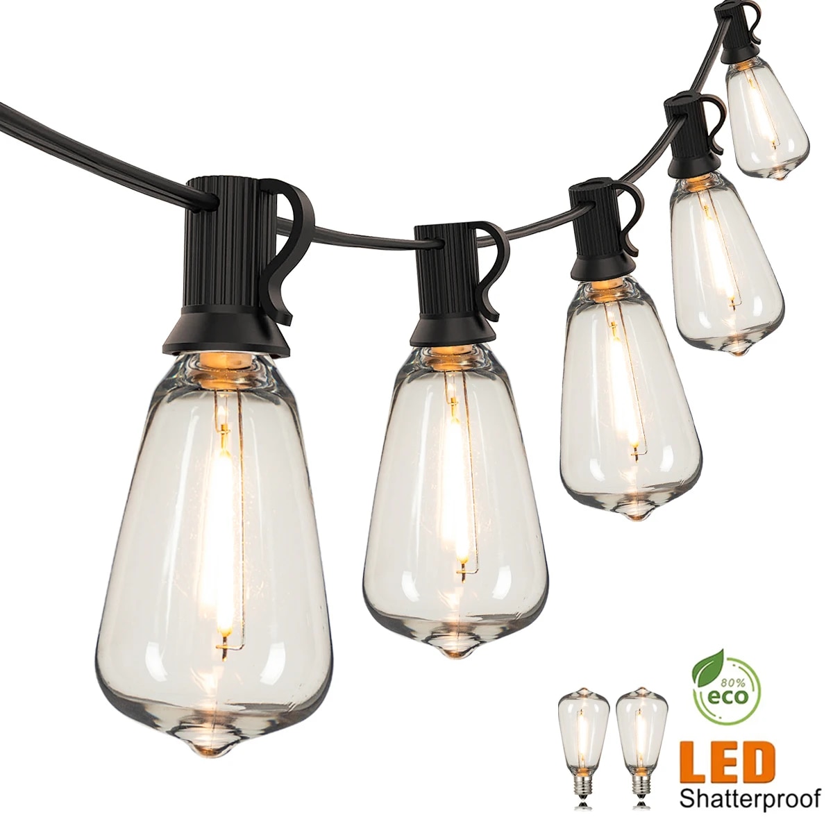 Outdoor Power Hub - 110V US-Stecker ST38 Lichterkette für Außenbereich,