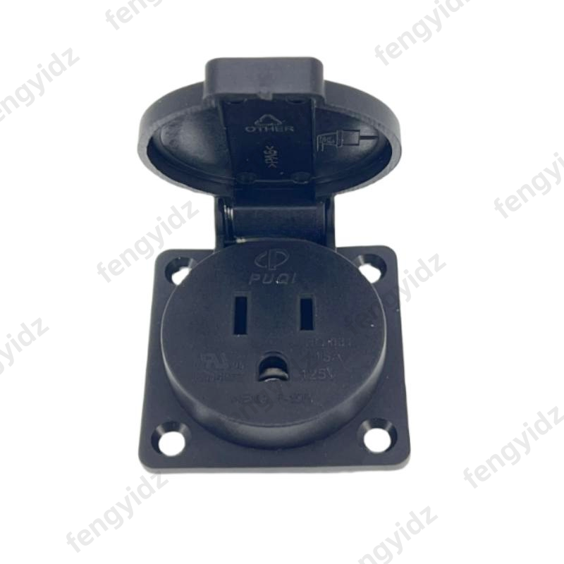 Schwarz 125V 15A 20A IP44 CE A – Outdoor Power Receptacle Bewertung und Preis