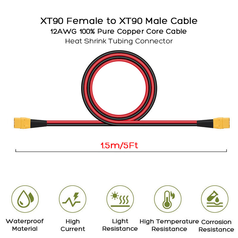 XT90-Stecker auf XT90-Buchse K – Outdoor Power Station Bewertung und Preis