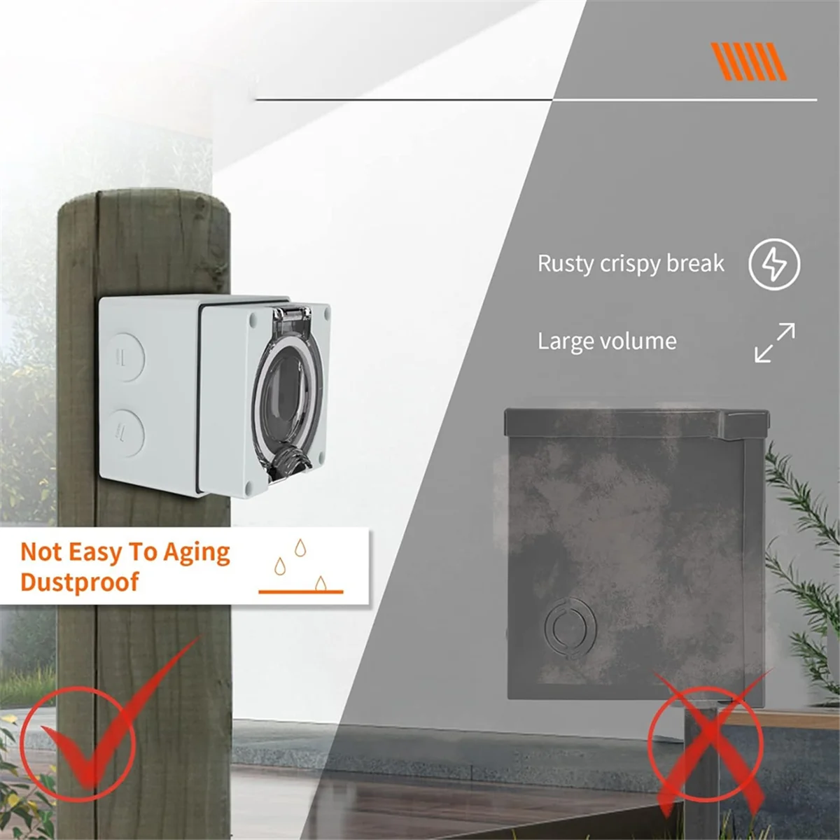 AT16 50Amp Stromanschlussbox,  – Outdoor Power Receptacle Bewertung und Preis