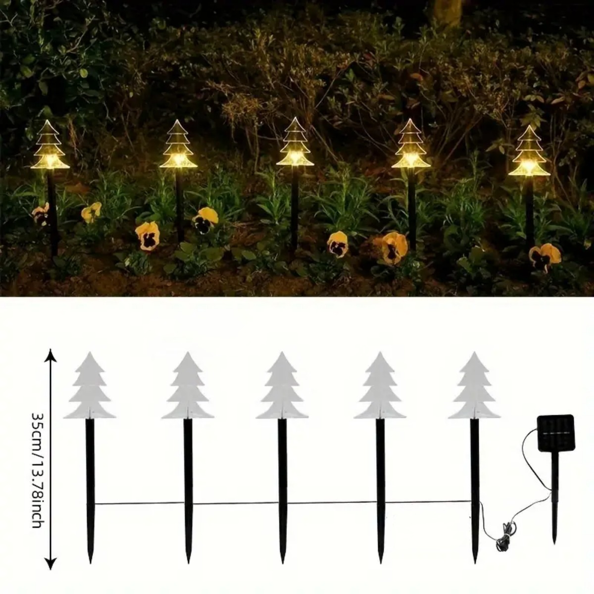 5 Stück Weihnachts-Wege-Lichte – Outdoor Power For Xmas Lights Bewertung und Preis