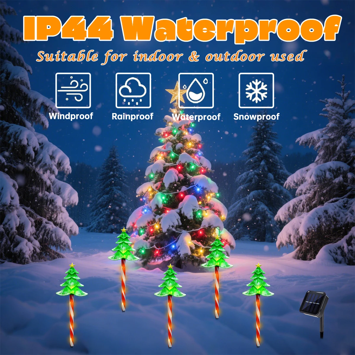 Pop 5 teile/satz LED Weihnacht – Outdoor Power For Xmas Lights Bewertung und Preis