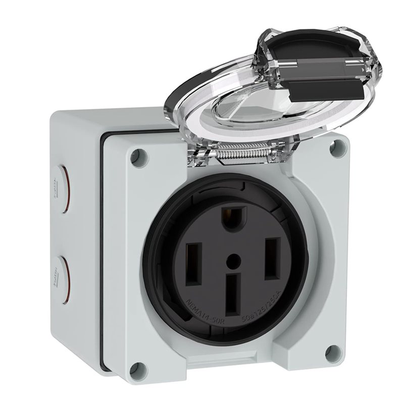 Y17A 6X 50Amp Steckdosenbox, 1 – Outdoor Power Receptacle Bewertung und Preis