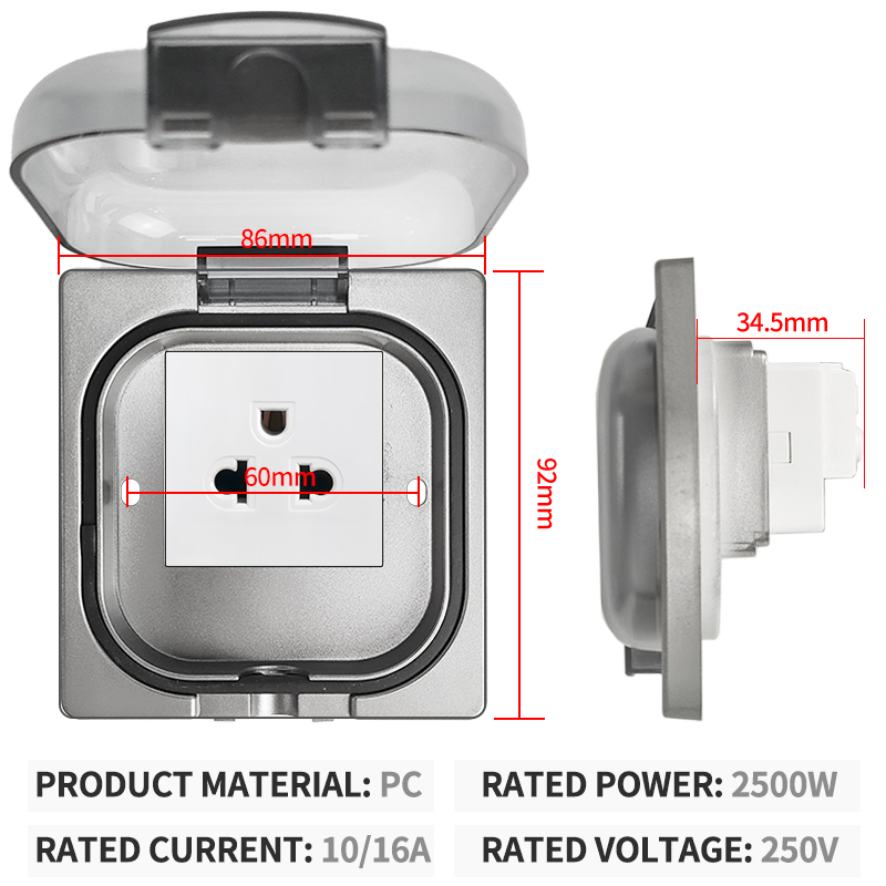IP65 Wasserdichte Außensteckdo – Outdoor Power Receptacle Bewertung und Preis