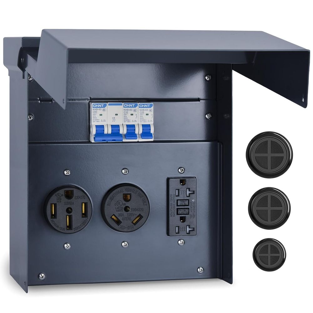 RV-Elektroschalttafel mit Sich – Outdoor Power Receptacle Bewertung und Preis