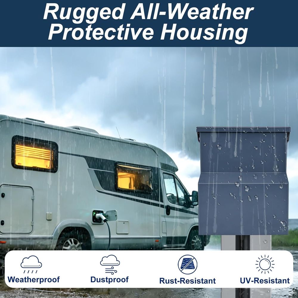 RV-Elektroschalttafel mit Sich – Outdoor Power Receptacle Bewertung und Preis