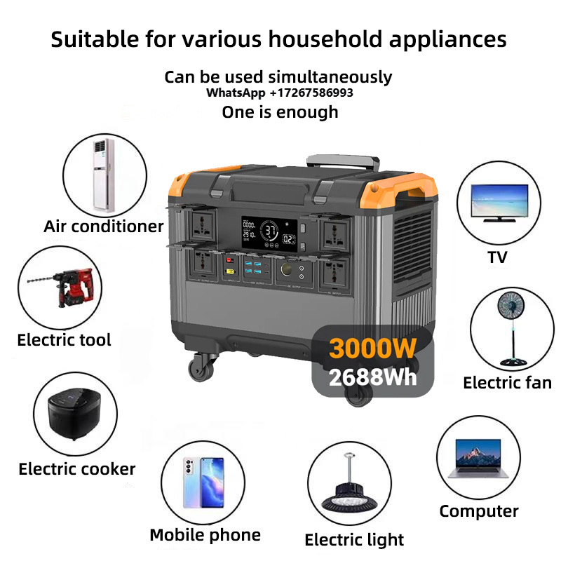OEM Multifunktionale 3000W Pow – Outdoor Power Station Bewertung und Preis