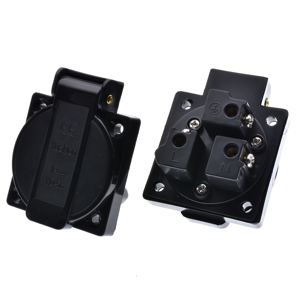 1 Stück Großbritannien Schwarz – Outdoor Power Receptacle Bewertung und Preis