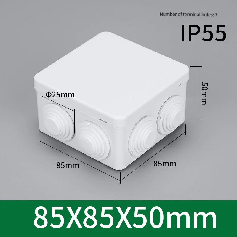 85 * 85 * 50 Outdoor IP55 Wass – Outdoor Power Lead Bewertung und Preis