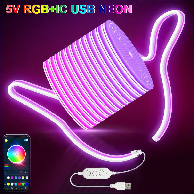 1M 2M 3M 5M 5V Rgbic Neon Led  – Outdoor Usb Power Strip Bewertung und Preis