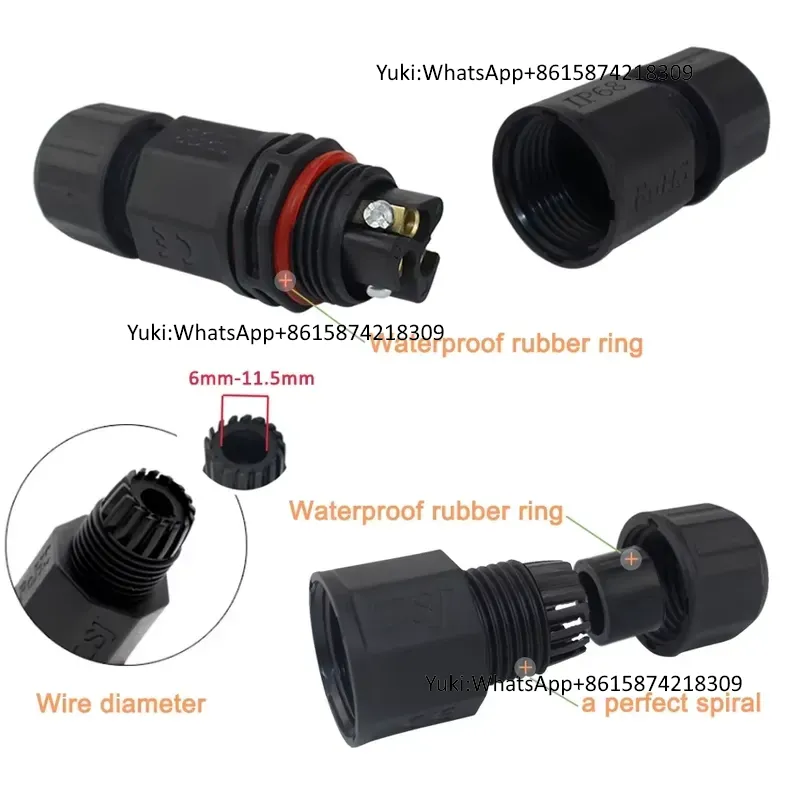 IP68 Wasserdichter Kabel-T-Ver – Outdoor Power Junction Bewertung und Preis