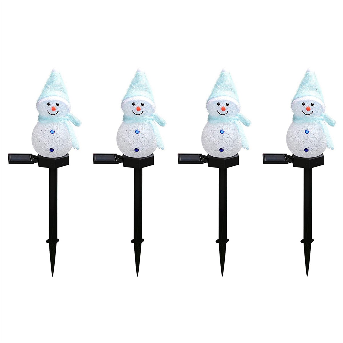 Neue 4X Schneemann-Solarleucht – Outdoor Power For Xmas Lights Bewertung und Preis