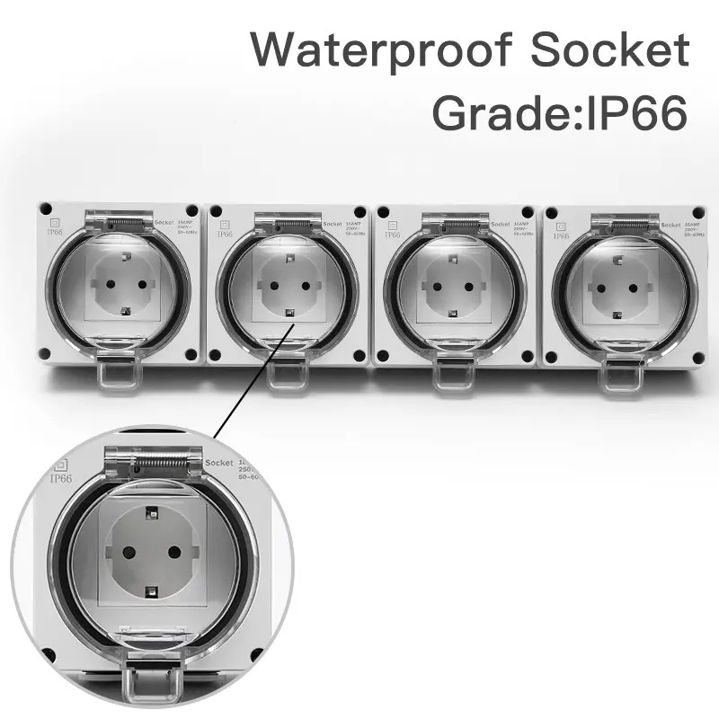 IP66 wasserdichte Steckdose fü – Outdoor Power Receptacle Bewertung und Preis