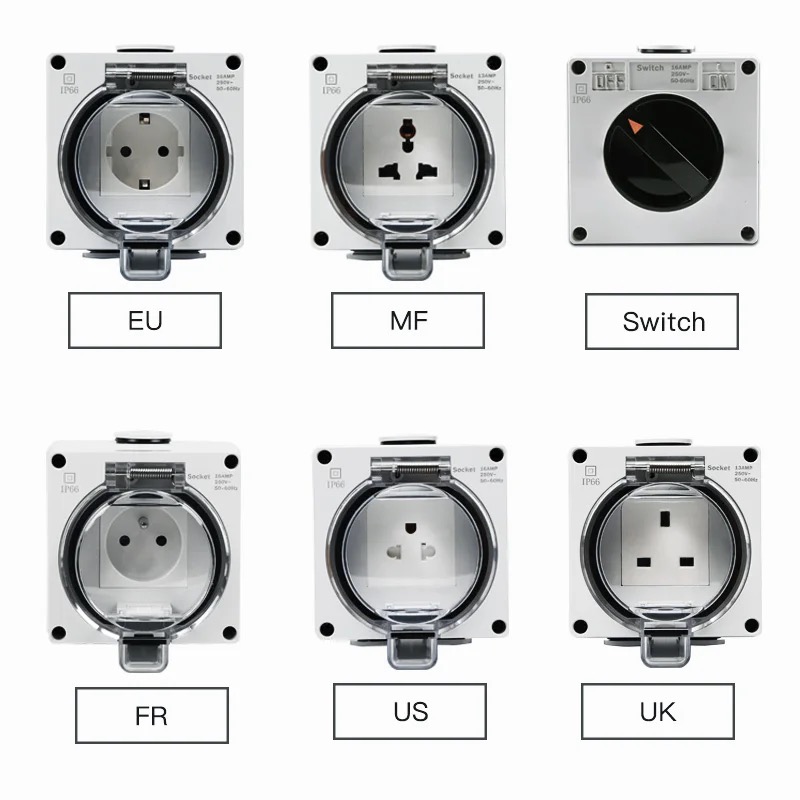 IP66 wasserdichte Steckdose fü – Outdoor Power Receptacle Bewertung und Preis