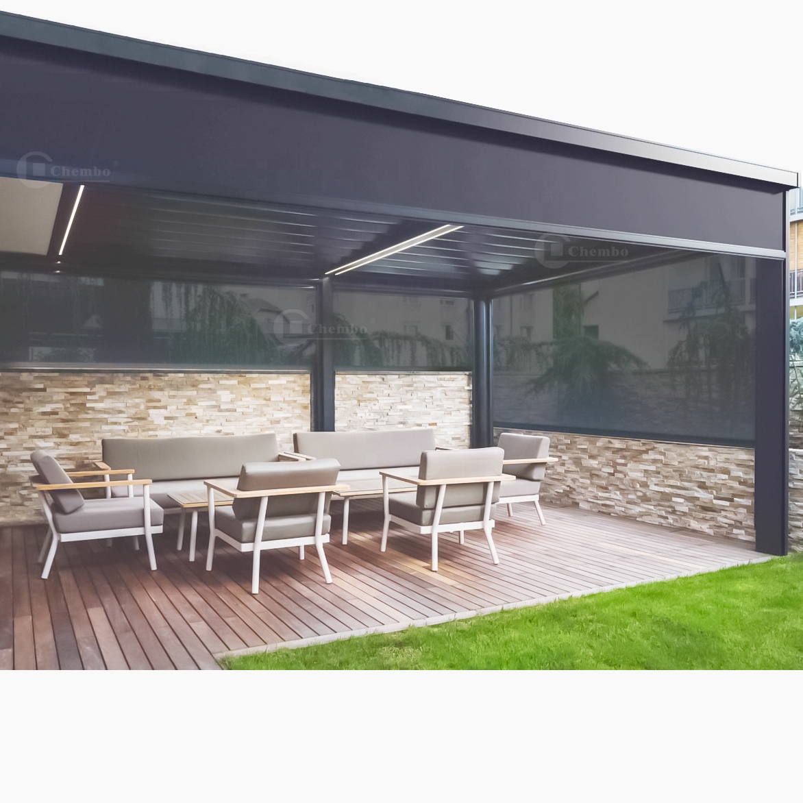Intelligente Steuerung, wasser – Outdoor Power Roller Shades Bewertung und Preis