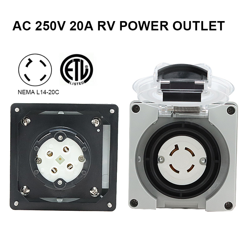 125/250V 20A Generator RV Powe – Outdoor Power Receptacle Bewertung und Preis