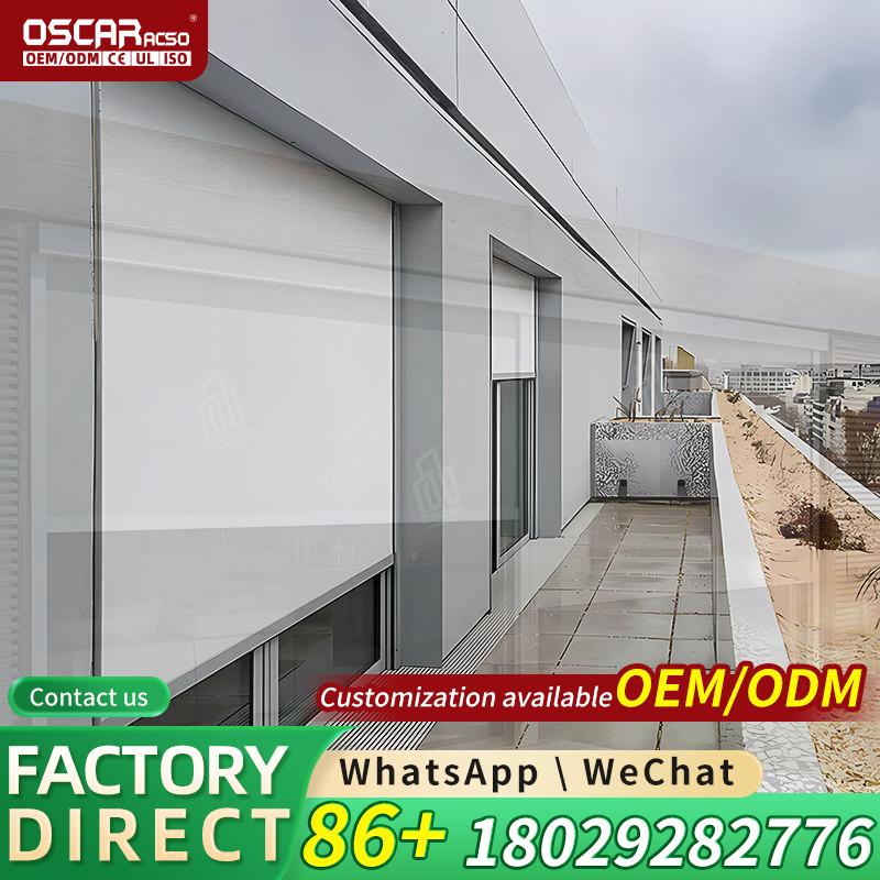 Outdoor-Veranda-Einhausungsset – Outdoor Power Roller Shades Bewertung und Preis