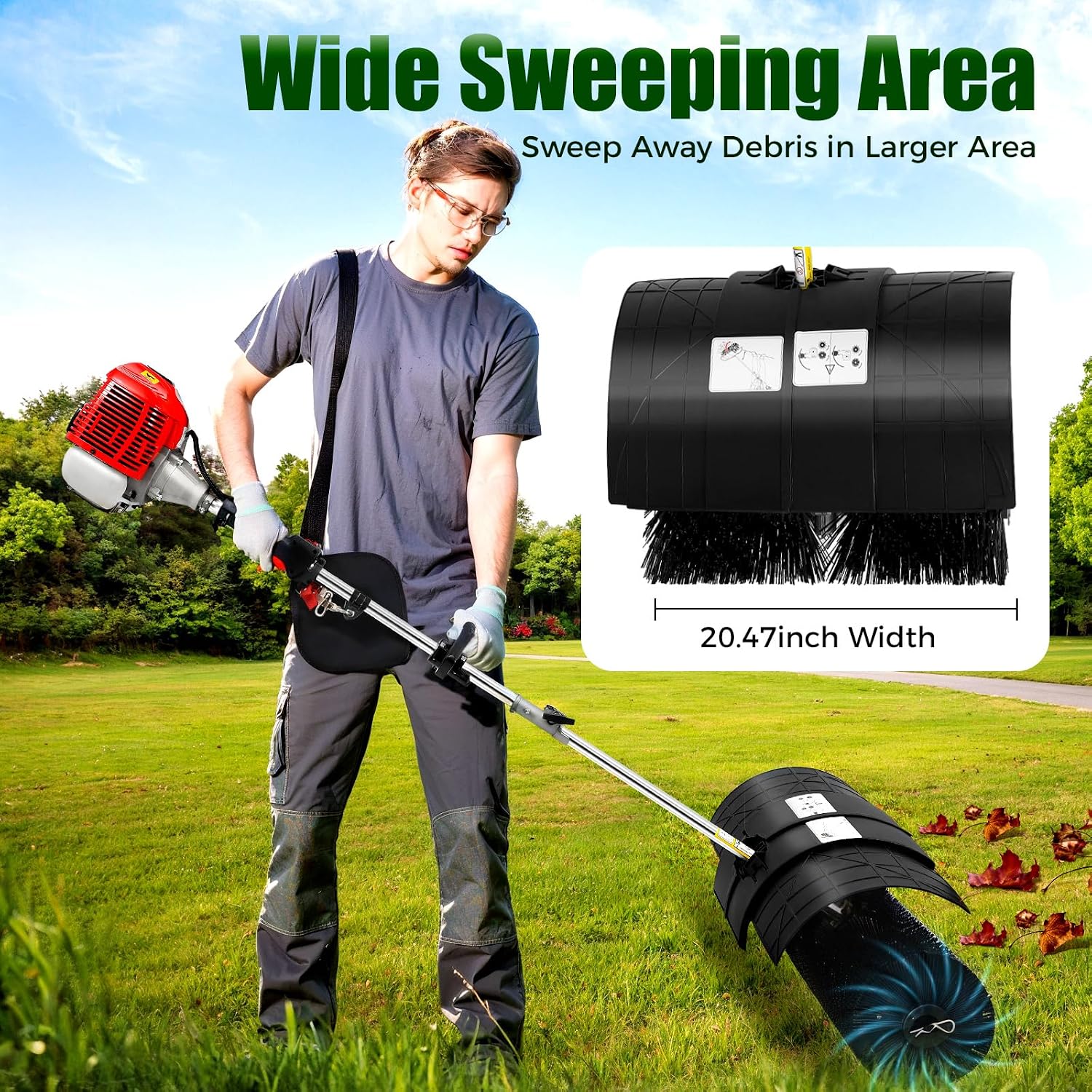 Benzin-Handkehrmaschine, Outdo – Outdoor Power Broom Bewertung und Preis