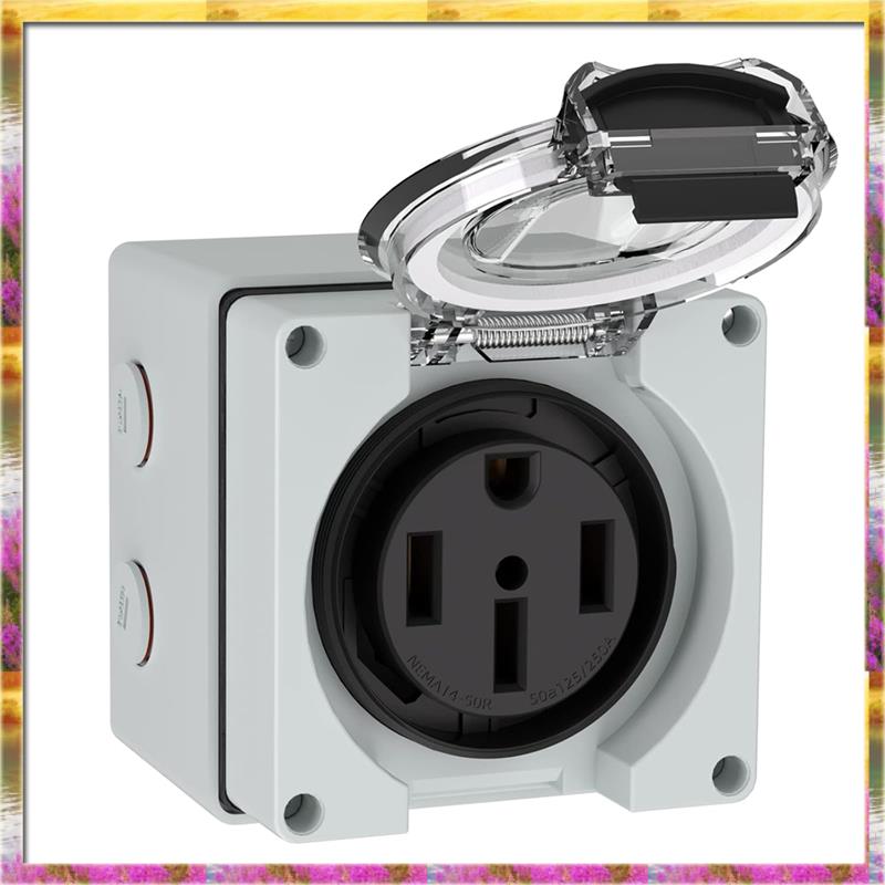 AA46 HOT-50Amp Steckdosenbox f – Outdoor Power Receptacle Bewertung und Preis
