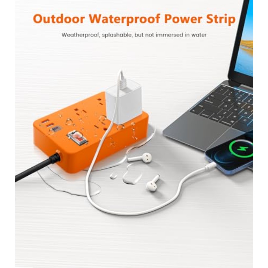 Outdoor-Steckdosenleiste für C – Outdoor Usb Power Strip Bewertung und Preis