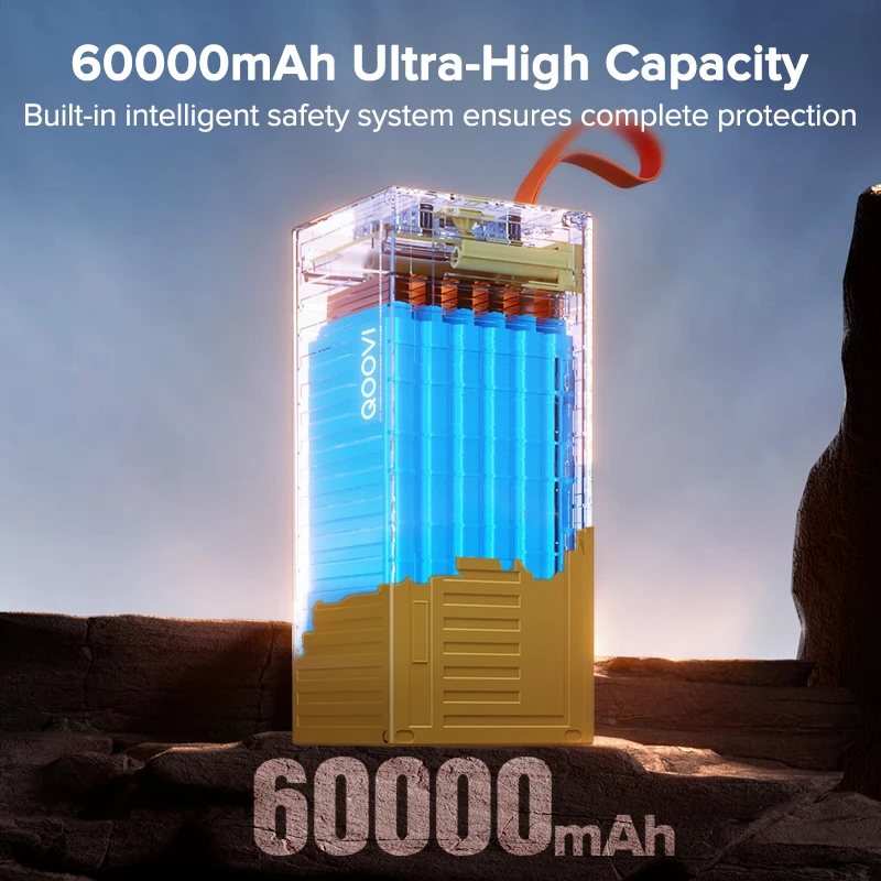 QOOVI 60000 mAh Power Bank 22, – Outdoor Power Hub Bewertung und Preis